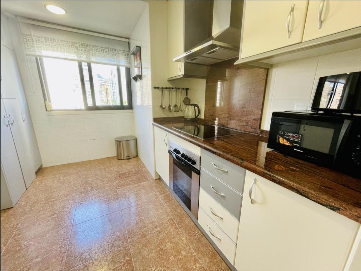 Apartamento Playa De Poniente Benidorm - Torre Dos Calas Ngoại thất bức ảnh
